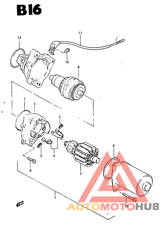 Стартерный мотор