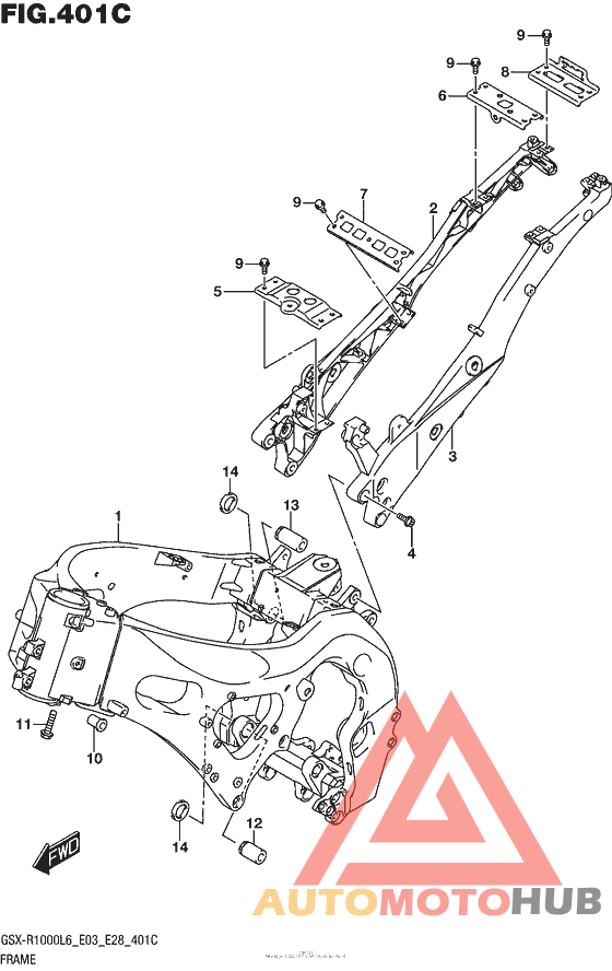 Frame (Gsx-R1000L6 E33)
