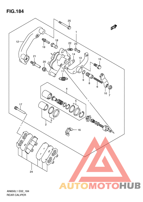 Задний суппорт