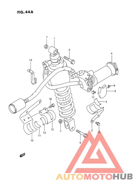 Задние амортизаторы