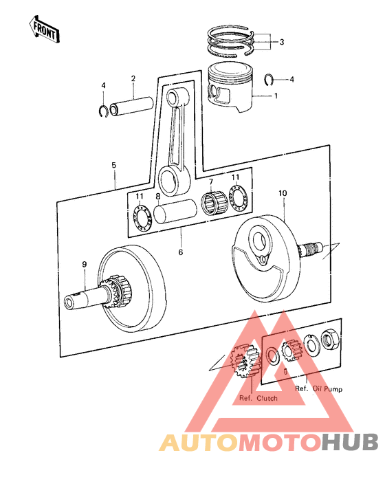 Crankshaft/piston