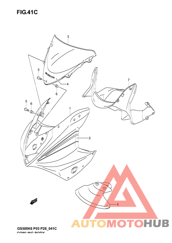 Cowling body