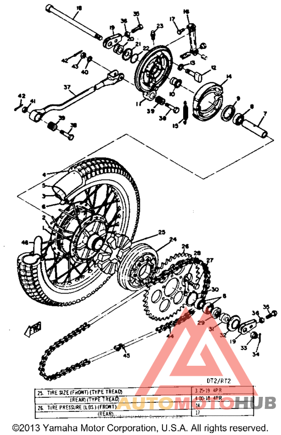 Переднее колесо