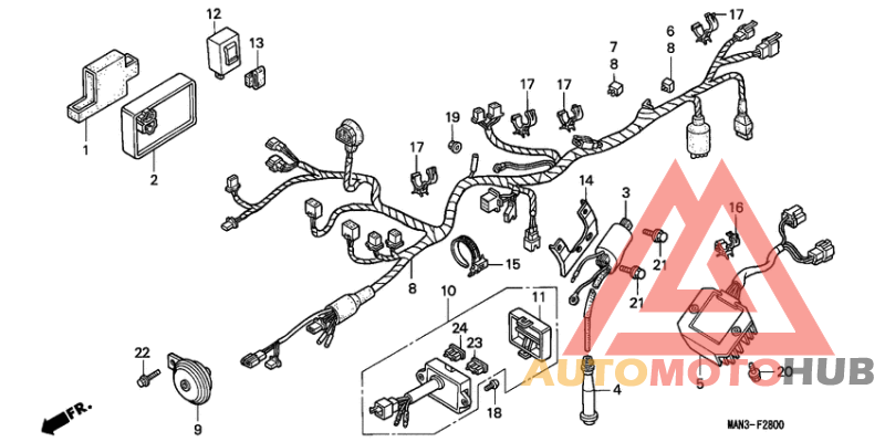 Wire harness/ ignition coil