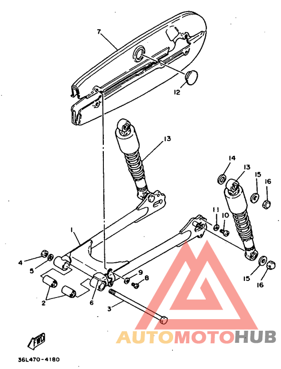 Rear arm. suspension