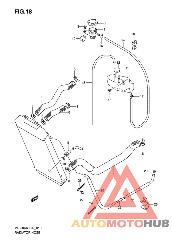 Радиатор hose