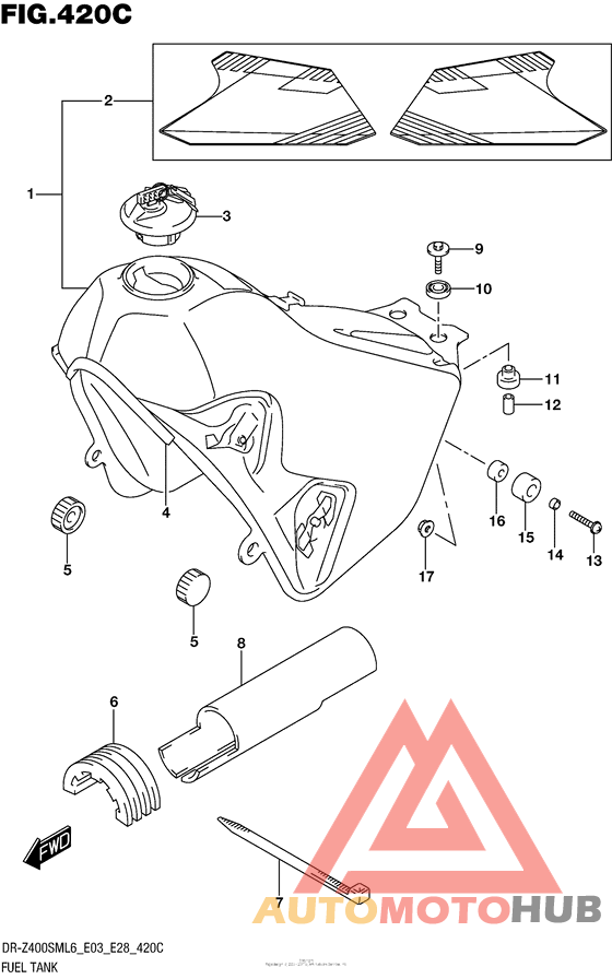 Fuel Tank (Dr-Z400Sml6 E33)