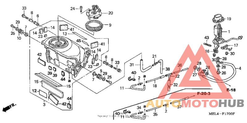 Fuel tank + fuel pump (1)