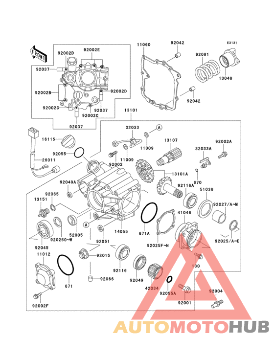 Front bevel gear(1/3)