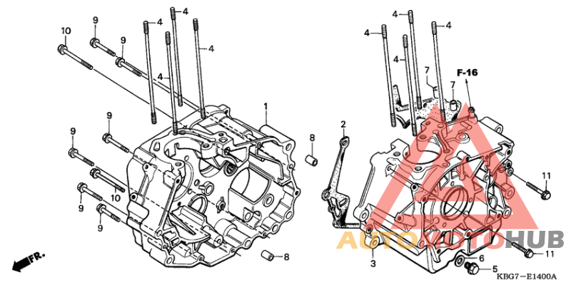 Картер двигателя