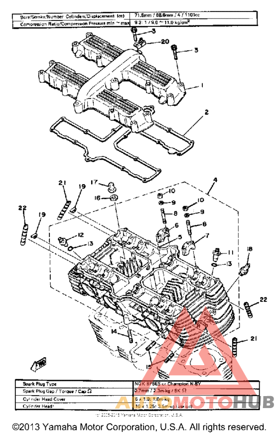 Cylinder head - cylinder head cover