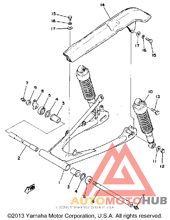 Rear arm - rear cushion