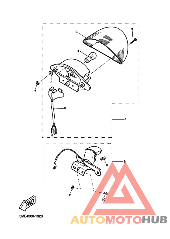 Taillight unit ass`y