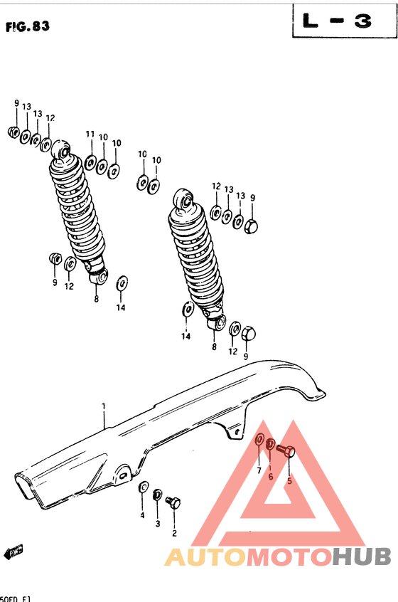 Chain case - shock absorber