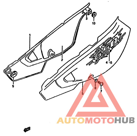Обтекатель задний