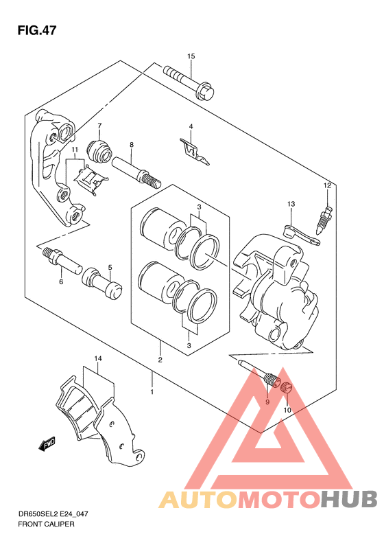 Передний суппорт