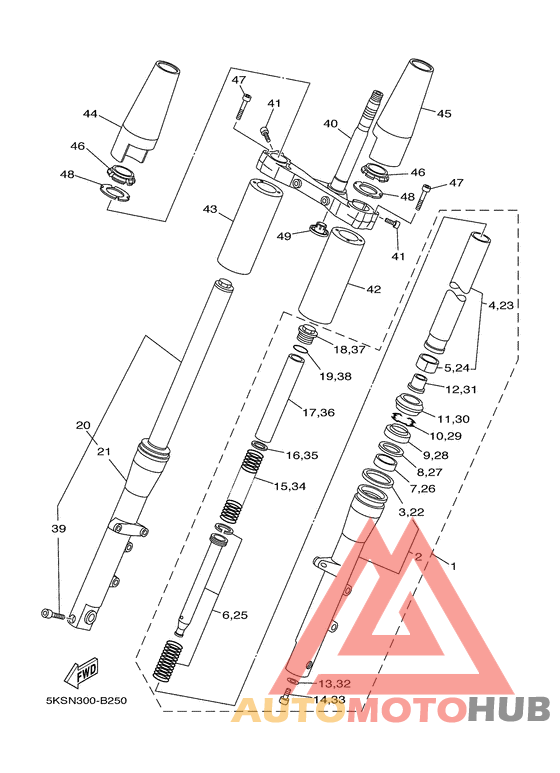 Передняя вилка