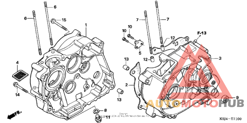 Картер двигателя