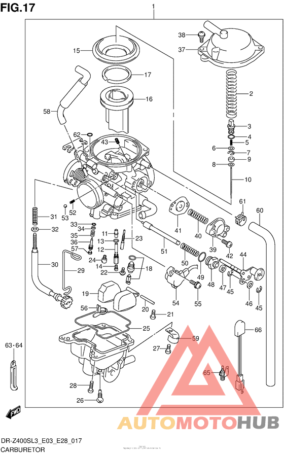 Carburetor (Dr-Z400Sl3 E28)