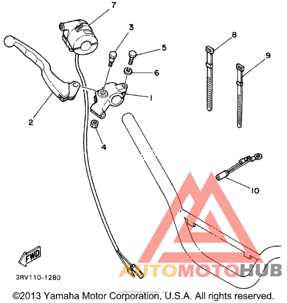 Handle switch - lever