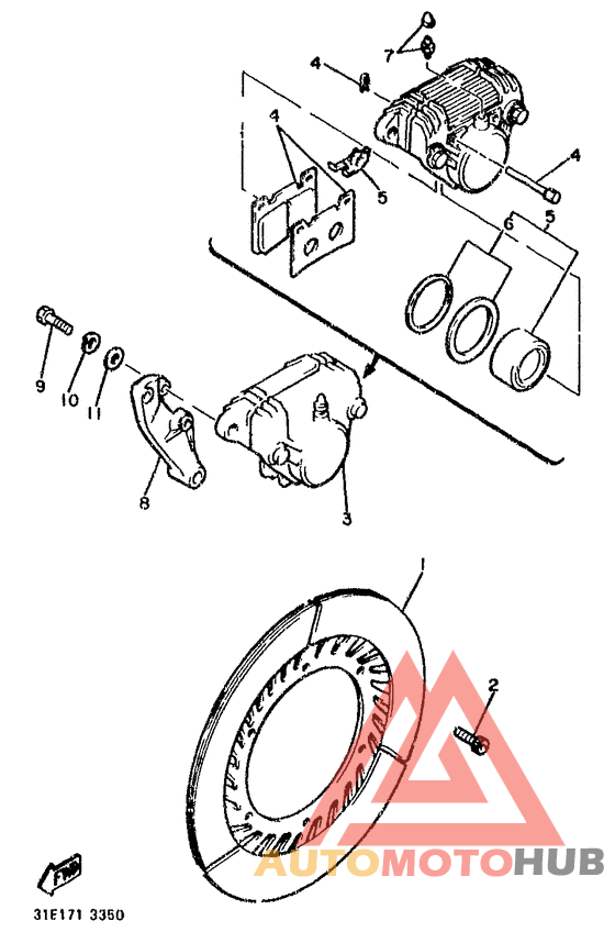 Задний суппорт