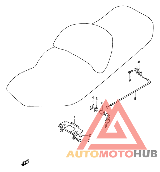 Seat support bracket
