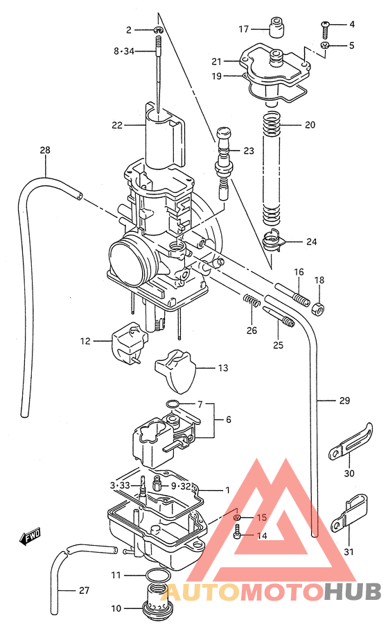 Carburetor assy