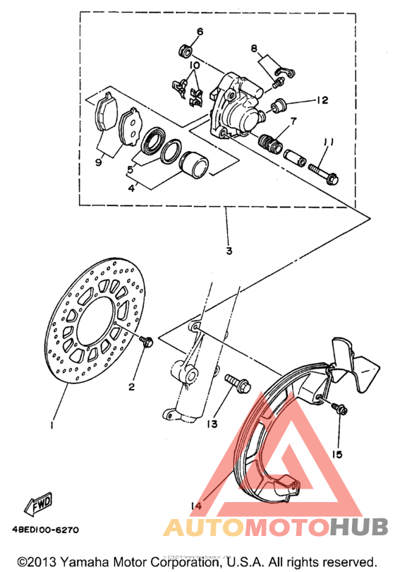 Передний суппорт