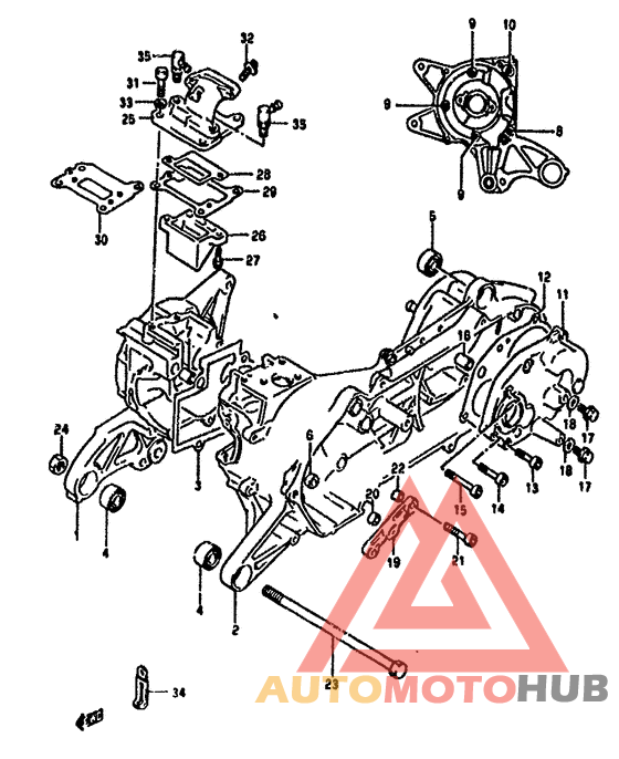 Картер двигателя