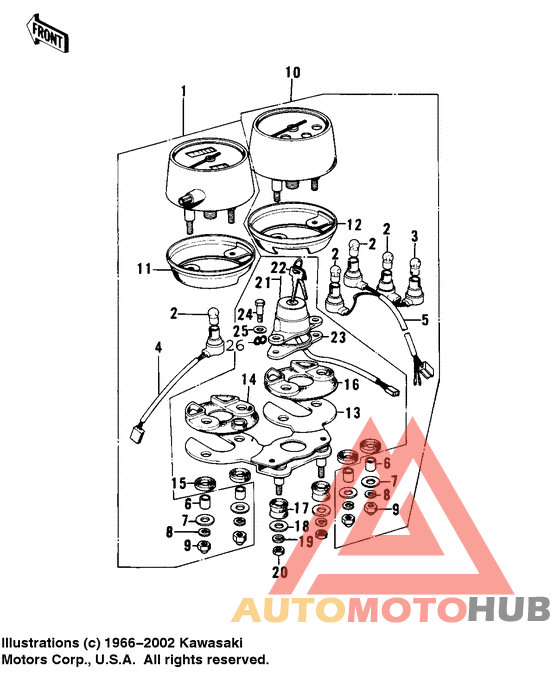 Meters/ignition switch