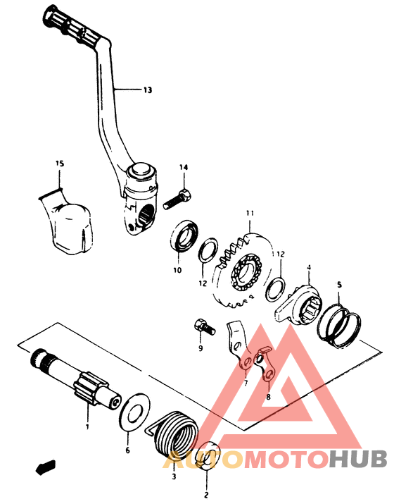 Ножной стартер