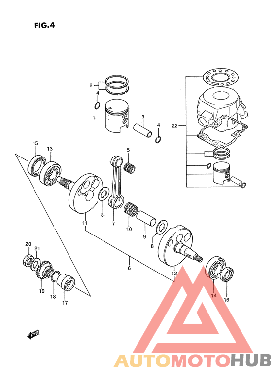 Вал коленчатый