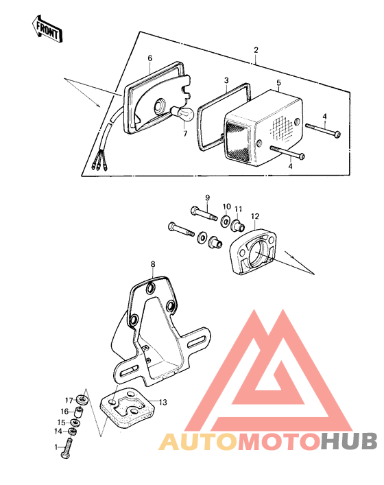 Taillight unit ass`y