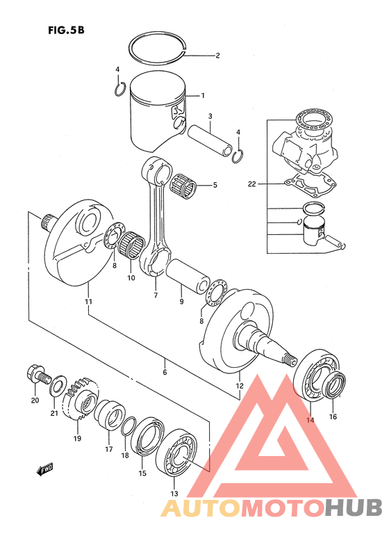 Вал коленчатый