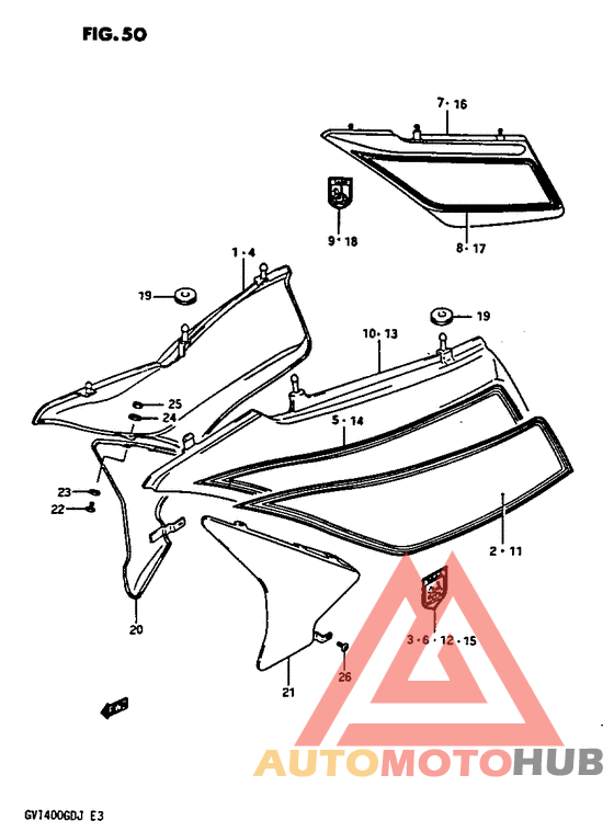 Frame cover model h/j