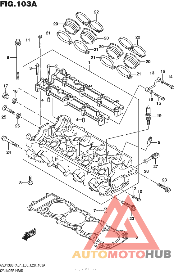 Cylinder Head (Gsx1300Ral7 E03)