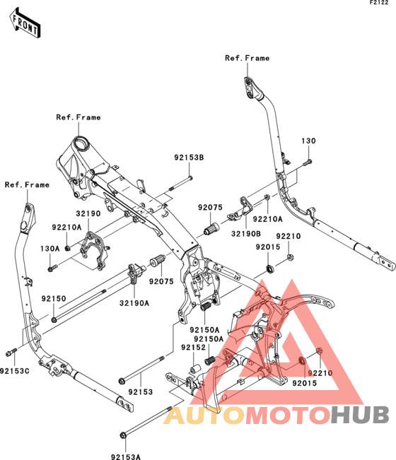 Крепление двигателя