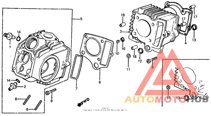 Cylinder cylinder head