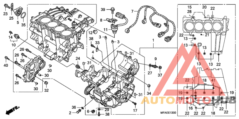 Картер двигателя