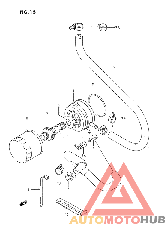 Oil cooler - oil filter