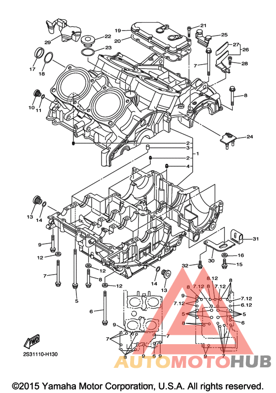 Картер двигателя