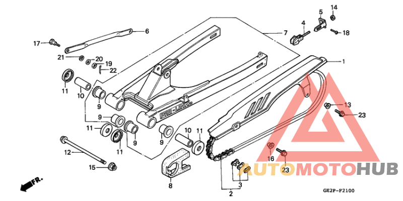 Swingarm/chain case