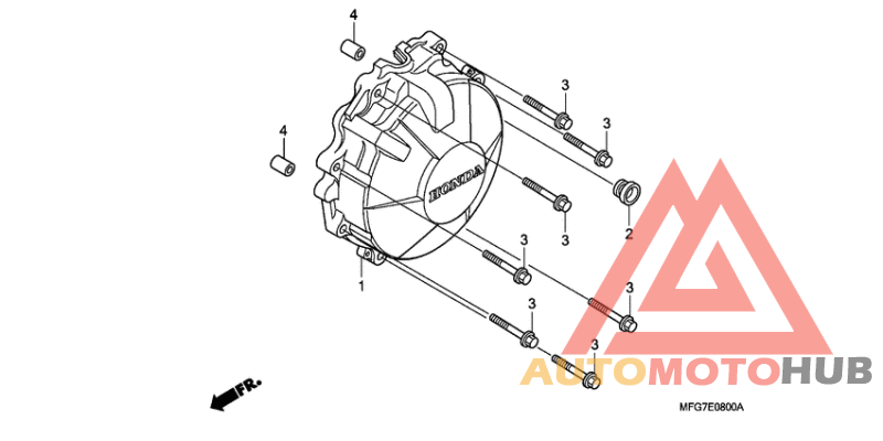 Крышка генератора