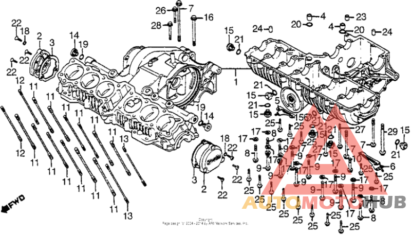 Картер двигателя