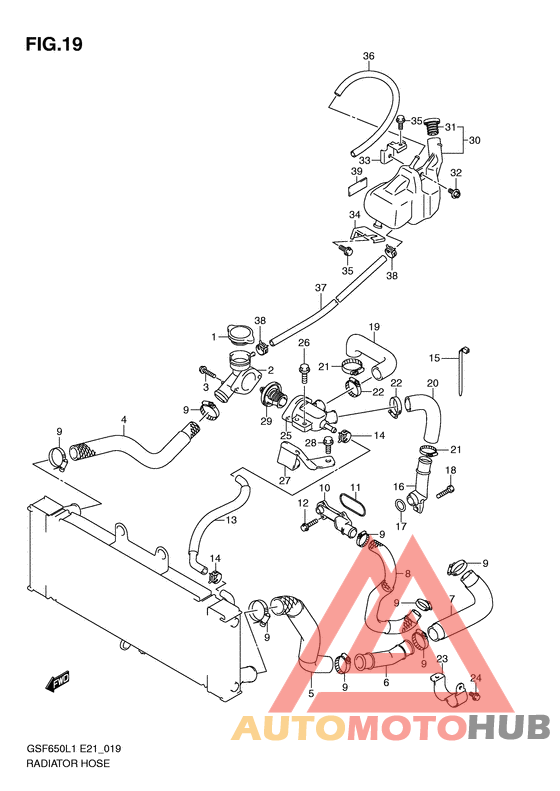 Радиатор hose