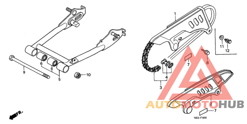 Swingarm/chain case