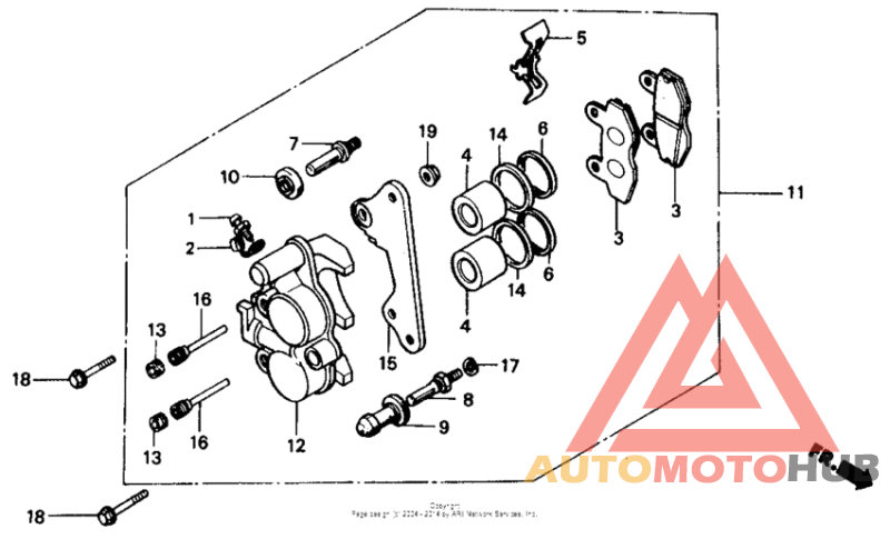 Передний суппорт