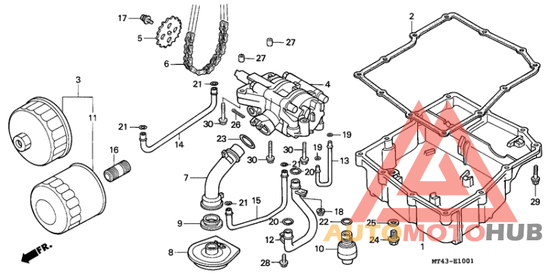 Oil filter/oil pump