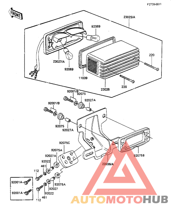 Taillight unit ass`y
