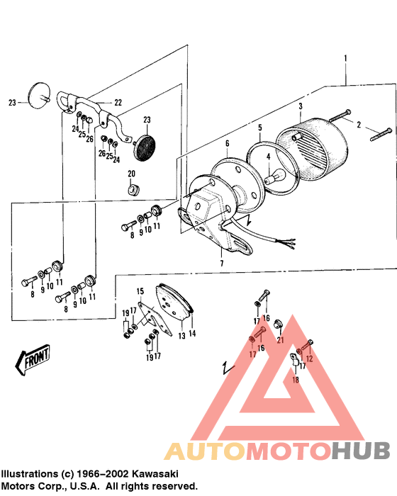 Taillight unit ass`y